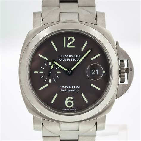 panerai luminor marina titanio.